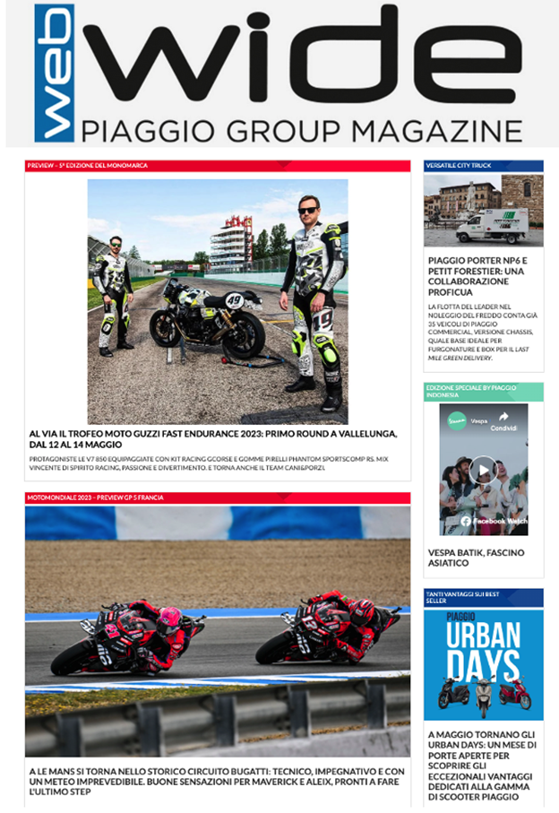 WIDE PIAGGIO GROUP MAGAZINE